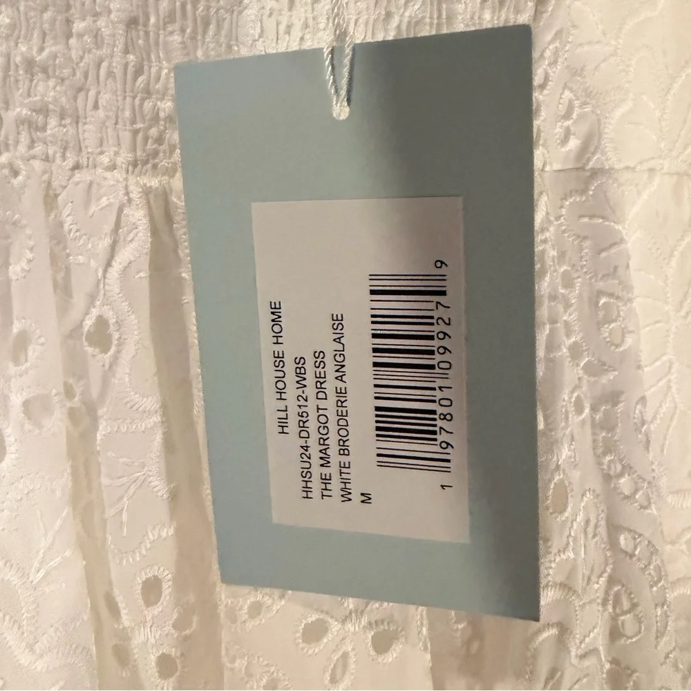 NWT Hill House Margot Dress in White Broderie Anglaise - size medium - Picture 5 of 5